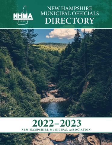Directory cover with photo of trees and ravine