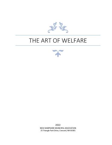 The Art of Welfare, 2022 edition with scrolled artwork