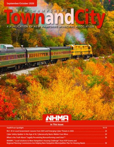 september october town and city magazine cover 2026