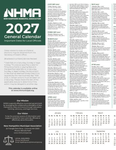 general calendar