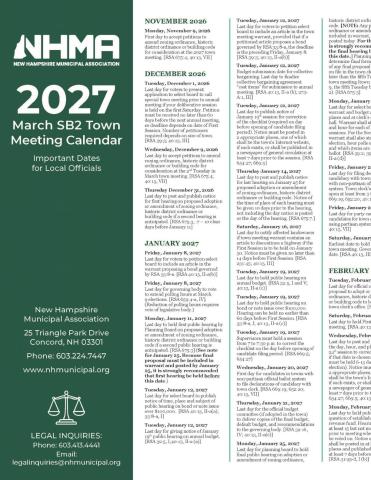 march sb2 2027 calendar