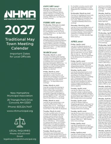 May Traditional Calendar 2027