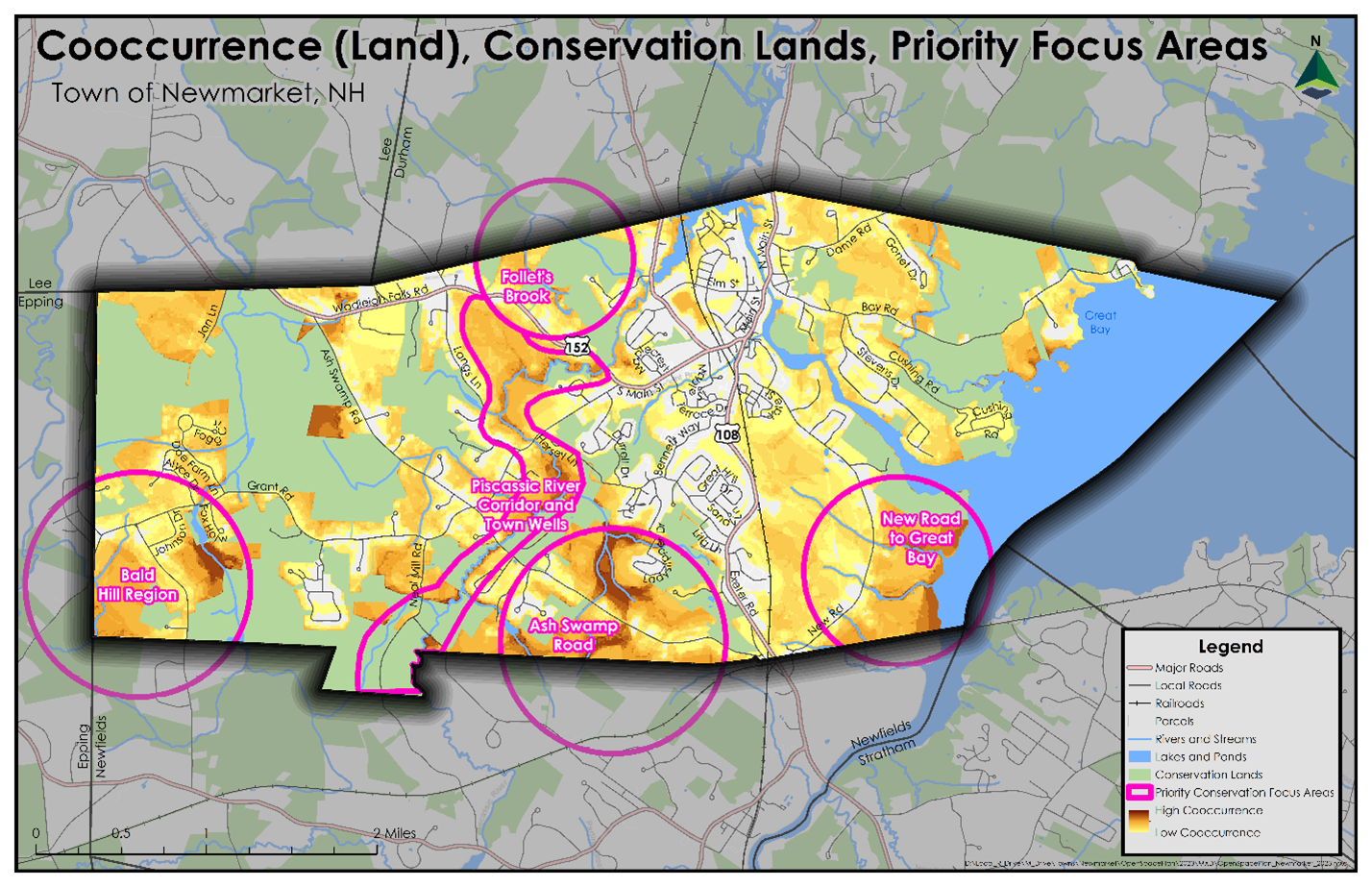 Newmarket Cooccurrence (land resources) and Priority Protection Areas