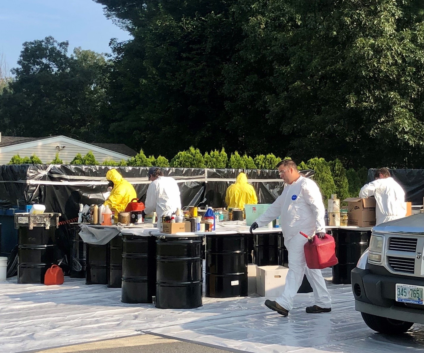 HHW Collection Event in Pelham