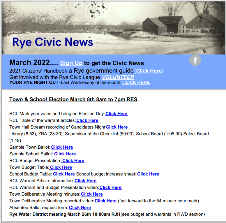 Rye Civic News