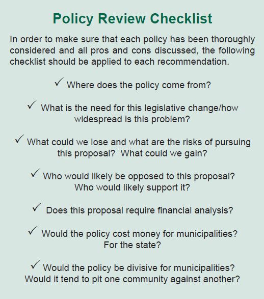 policy checklist