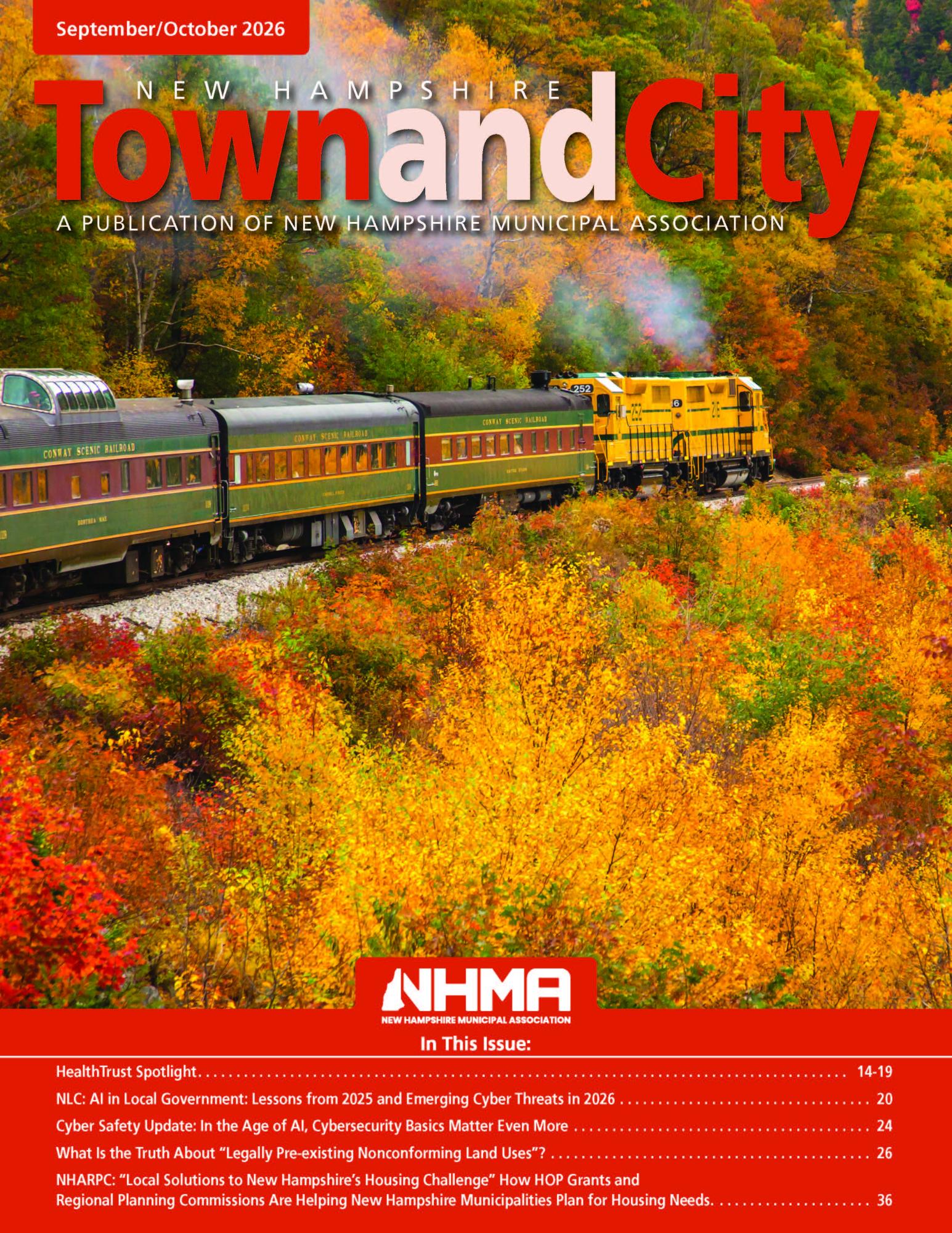 september october town and city magazine cover 2026