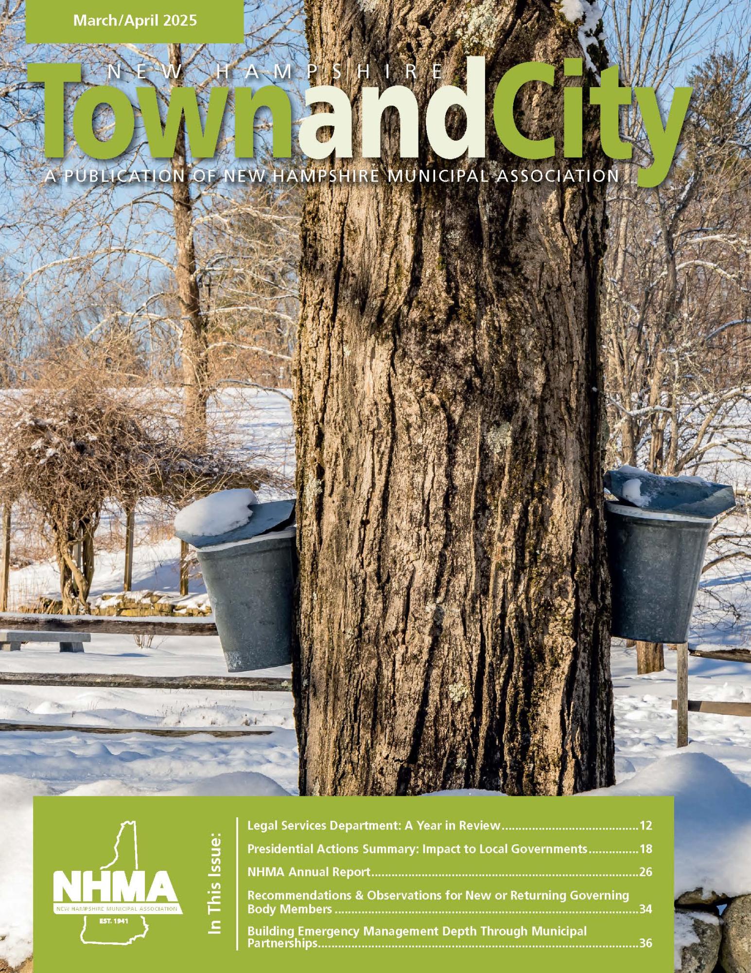 town and city march april 2025 cover